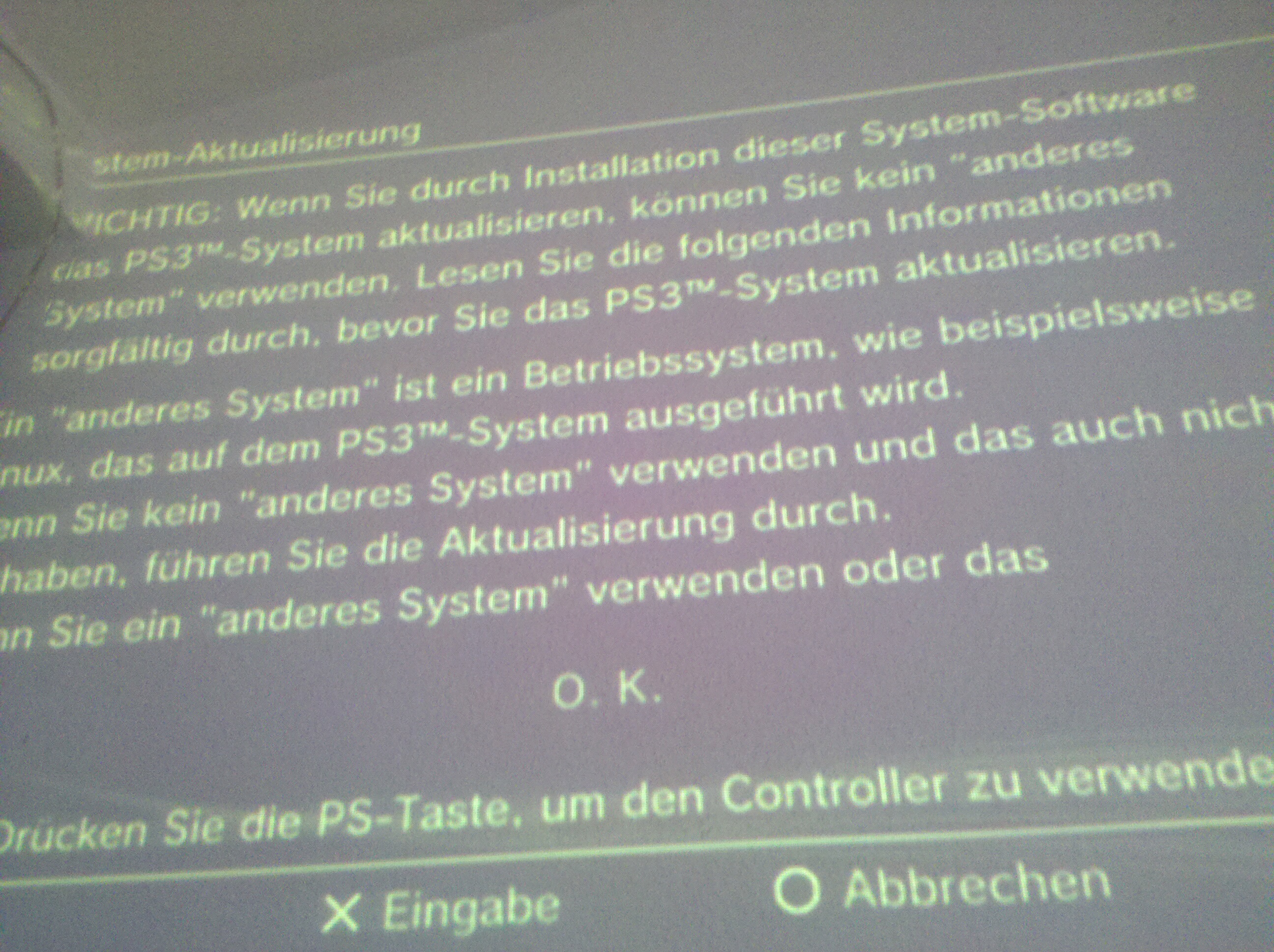 Linux auf der PS3 – Ich habe aufgegeben :(